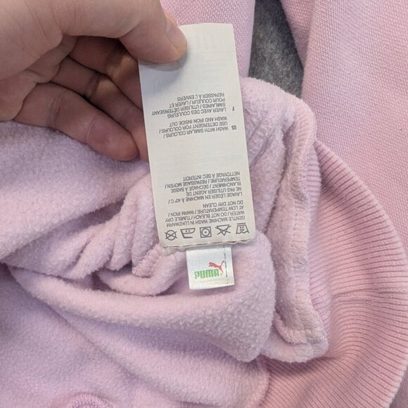 Puma hoodie pink women draw string medium - Picture 11 of 13